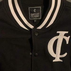 Black Varsity style jacket